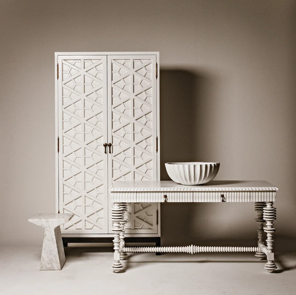 Noir -Maharadscha Hutch, Small, Solid White