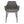 LeisureMod-Markley Modern Leather Dining Arm Chair With Metal Legs Set of 2