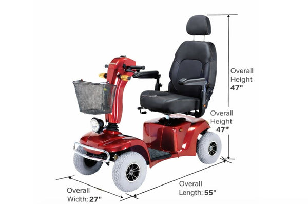 Merits Health Pioneer 10 | 4-Wheel Mobility Scooter S341