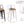 Durable and Chic: Set of 4 Counter Height Barstools with Backs