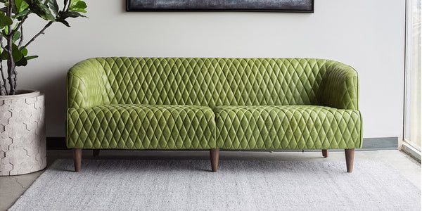 Moe's- Magdelan Sofa Dark Green