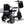 MotoTec Folding Mobility Electric Trike 48v 1000w Dual Motor Lithium Black