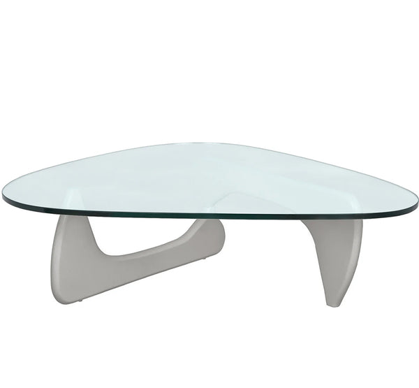 LeisureMod Glass Coffee Table