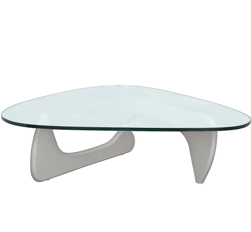 LeisureMod Triangular Coffee Table with a Glass Tabletop – KURTSDECO.COM