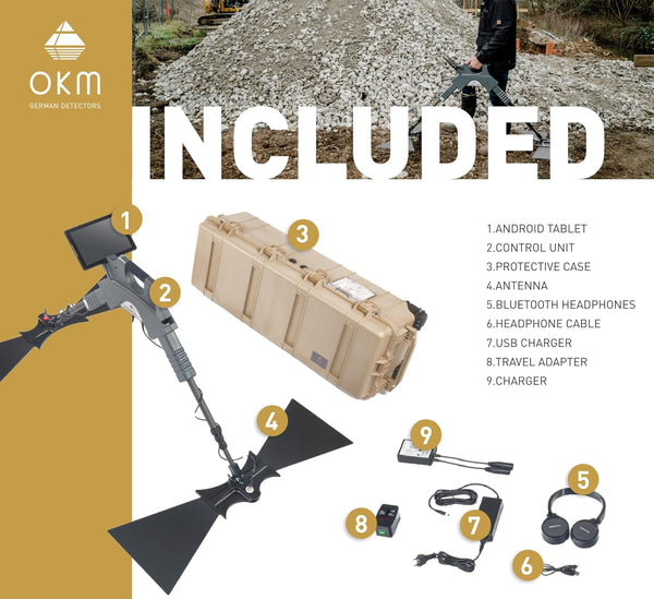 Okm Gepard GPR 3D Metal Detector