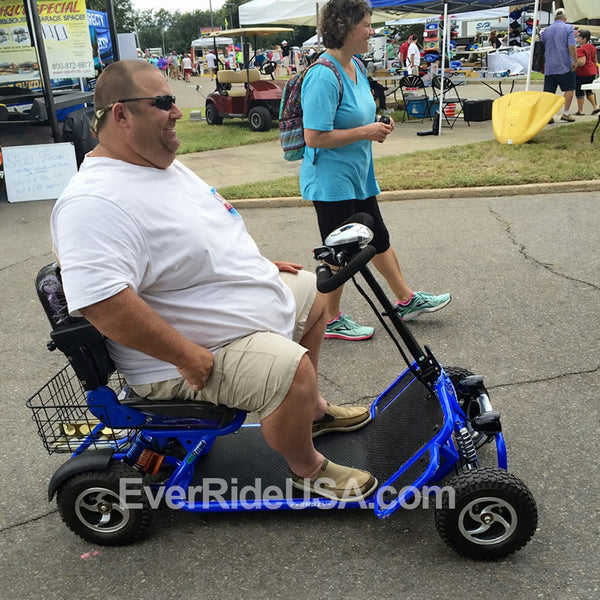 RMB e-Quad 4-Wheel Large Foldable Mobility Scooter with Extra Wide Seat