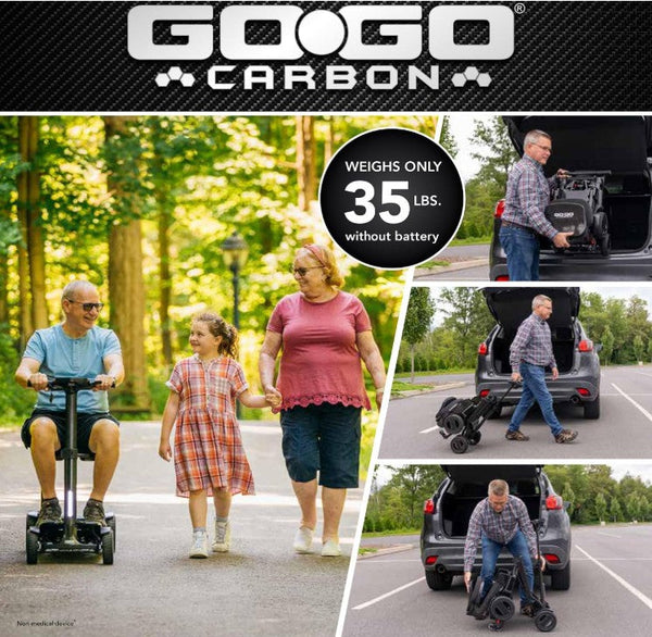 Pride Go Go Carbon Ultra Lightweight Folding Scooter