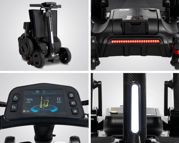 Pride Go Go Carbon Ultra Lightweight Folding Scooter