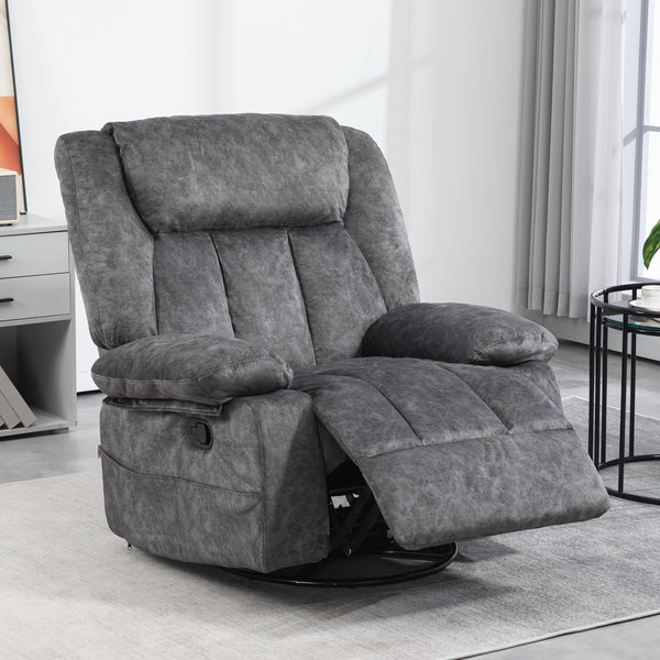 Voss Rocking Swivel Recliner Chair with Footrest