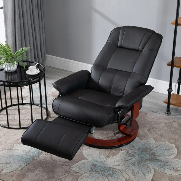 Tommy Swivel Recliner Chair with Footrest