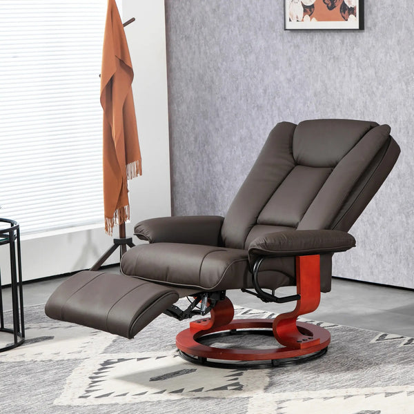 Cove Swivel Recliner Chair with Footrest