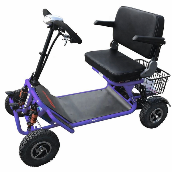RMB e-Quad 4-Wheel Large Foldable Mobility Scooter with Extra Wide Seat