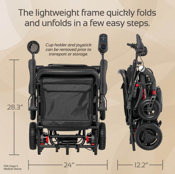 Rascal Carbon Cruiser Power Wheelchair (Mega Motion)