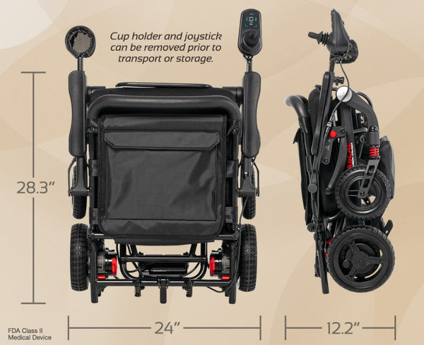 Rascal Carbon Cruiser Power Wheelchair (Mega Motion)