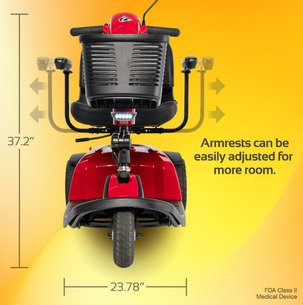 Rascal Conquest 3-Wheel Heavy-Duty Outdoor Mobility Scooter