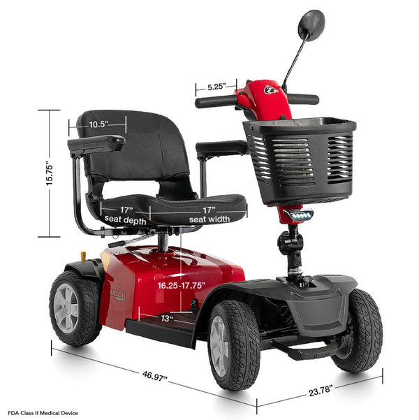 Rascal Conquest 4-Wheel Mobility Scooter