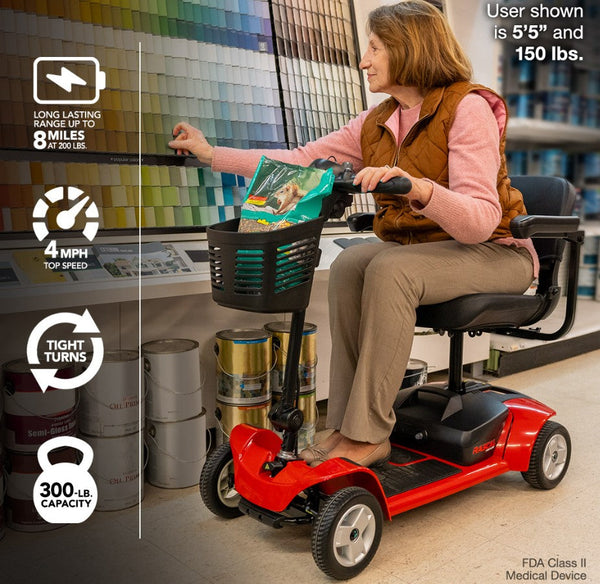 Rascal Venture 4-Wheel Mobility Scooter (Mega Motion)