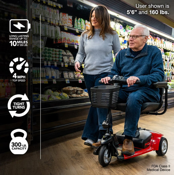 Rascal Venture 3-Wheel Mobility Scooter (Mega Motion)