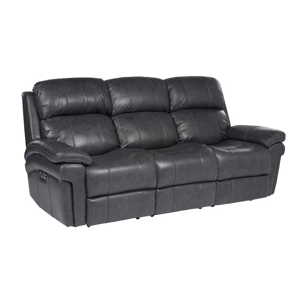 Luxe Leather Power Reclining Sofa with Articulating Headrest