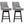 Comfortable Swivel Barstools: Set of 2 Armless Upholstered Stools