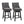 Comfortable Swivel Barstools: Set of 2 Armless Upholstered Stools