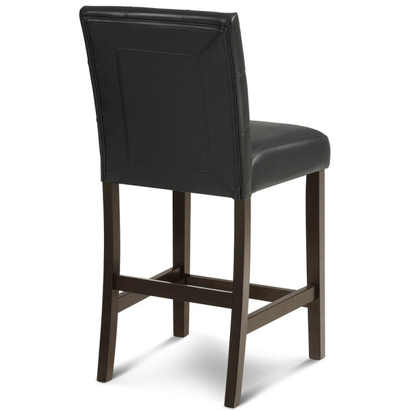 PVC Leather Counter Height Bar Stools