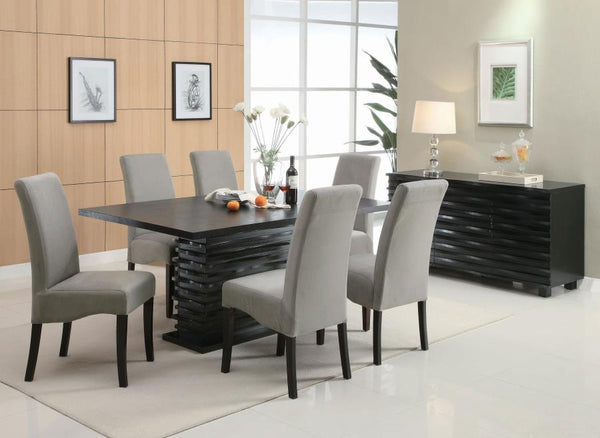 Coaster-Stanton Rectangular 66-Inch Dining Table Black