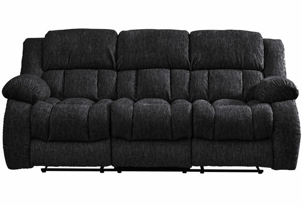 Global Furniture USA 3-Piece Ebony Reclining Sofa Set