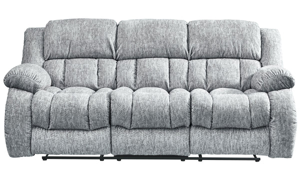 Global Furniture USA 3-Piece Grey Reclining Sofa Set