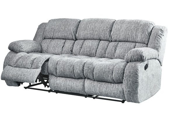 Global Furniture USA 3-Piece Grey Reclining Sofa Set