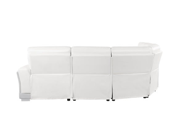 Global Furniture USA- U2682 Blanche Wht/Gry 33 Sectional