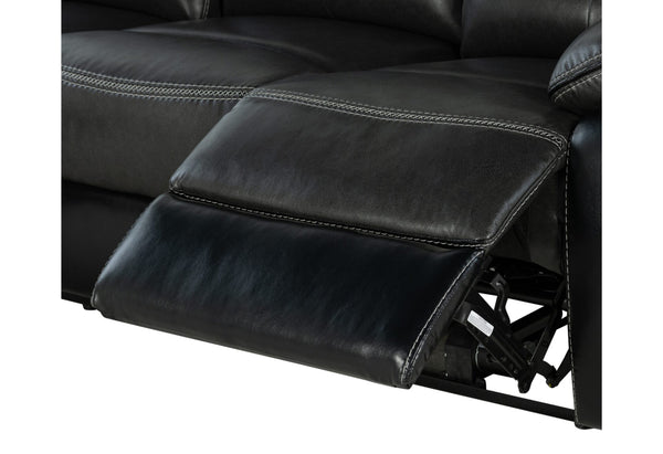 Global Furniture USA-U5050 Blanche 2-Piece Charcoal/Black-Power Reclining Sofa Set