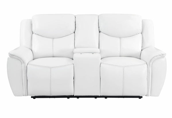 Global Furniture USA U5987 Blanche 2-Piece White Recliner Sofa Set