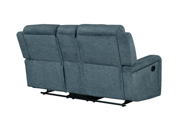 Global Furniture USA U6024 Dark Grey 3-Piece Reclining Sofa Set