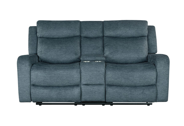 Global Furniture USA U6024 Dark Grey 3-Piece Reclining Sofa Set