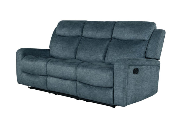 Global Furniture USA U6024 Dark Grey 3-Piece Reclining Sofa Set