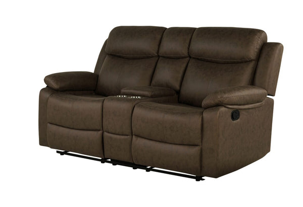 Global Furniture USA U6026 Dark Brown 2-Piece Recliner Sofa Set