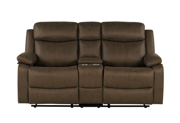 Global Furniture USA U6026 Dark Brown 2-Piece Recliner Sofa Set