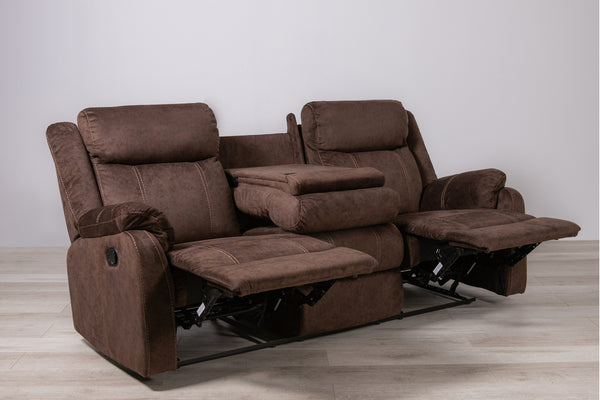 Global Furniture USA U7303 Coffee 3-Piece Recliner Sofa Set