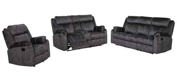 Global Furniture USA U7303 Granite 3-Piece Recliner Sofa Set