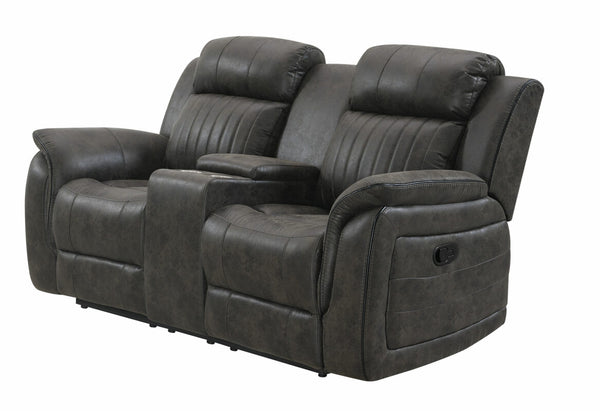 Global Furniture USA U8517 2-Piece Grey Recliner Sofa Set