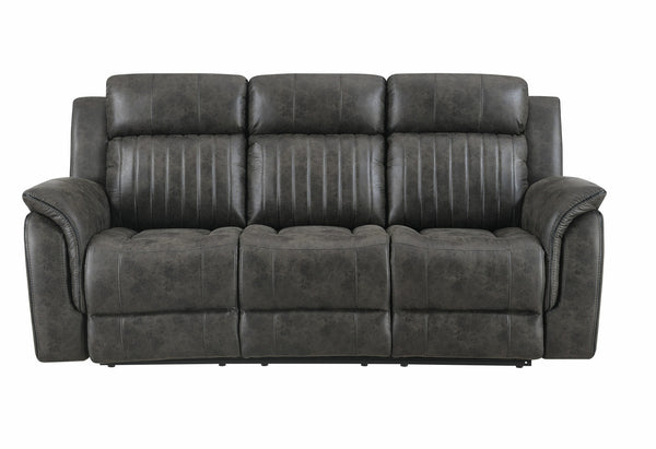 Global Furniture USA U8517 3-Piece Grey Recliner Sofa Set