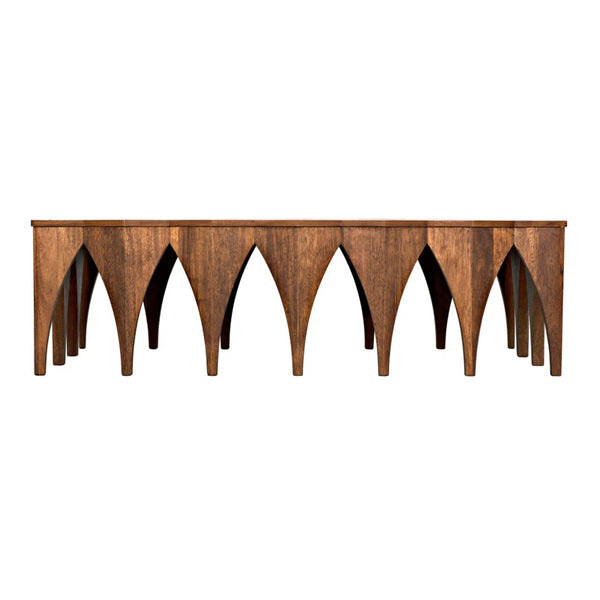 Noir -Zelenko Coffee Table, Dark Walnut