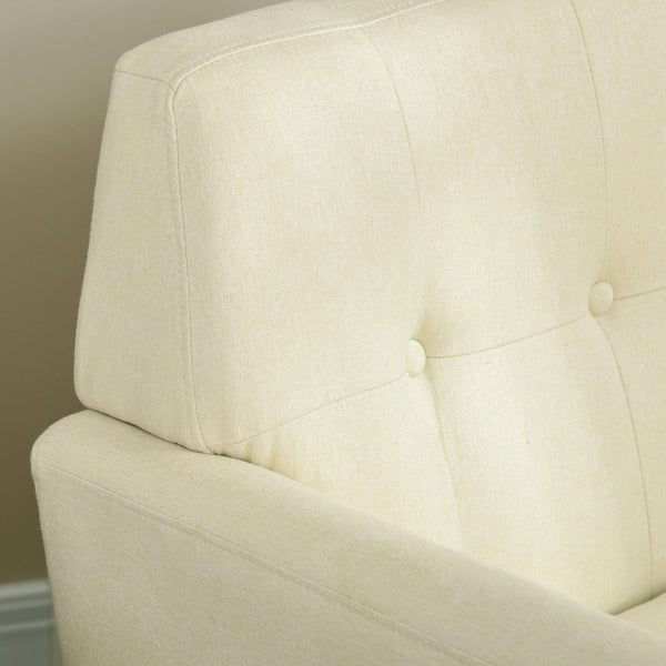 Traditional Button Tufted Accent Chair