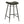 Bayu Premium Leather Upholstered Bar Stool Espresso Set of 2