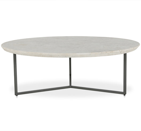 Moe's-Chloe Marble Coffee Table White