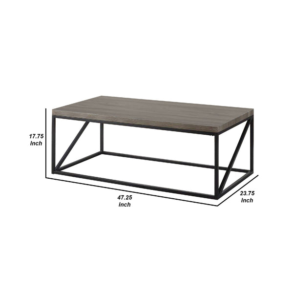 Coaster Rectangular Wood Coffee Table