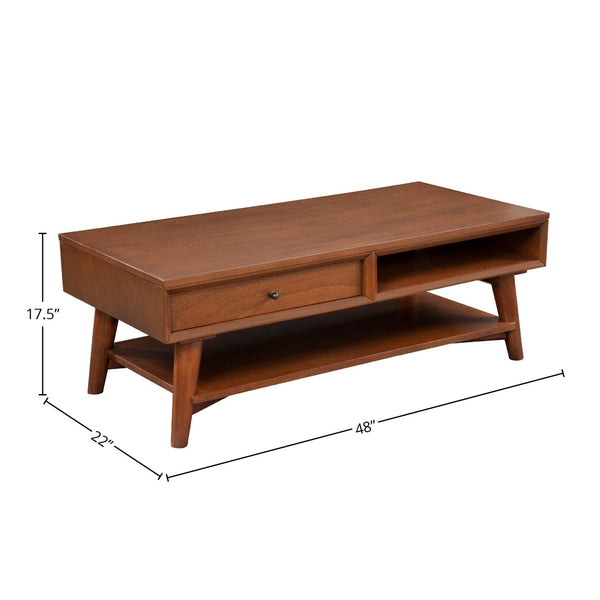 Alpine Wood Coffee Table Acorn