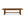 Moe's- Mikoshi Dining Table Vintage Brown