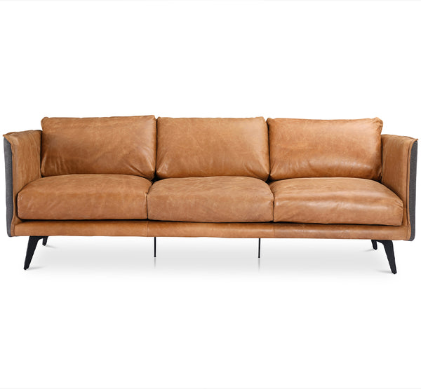 Moe's- Messina Premium leather Sofa